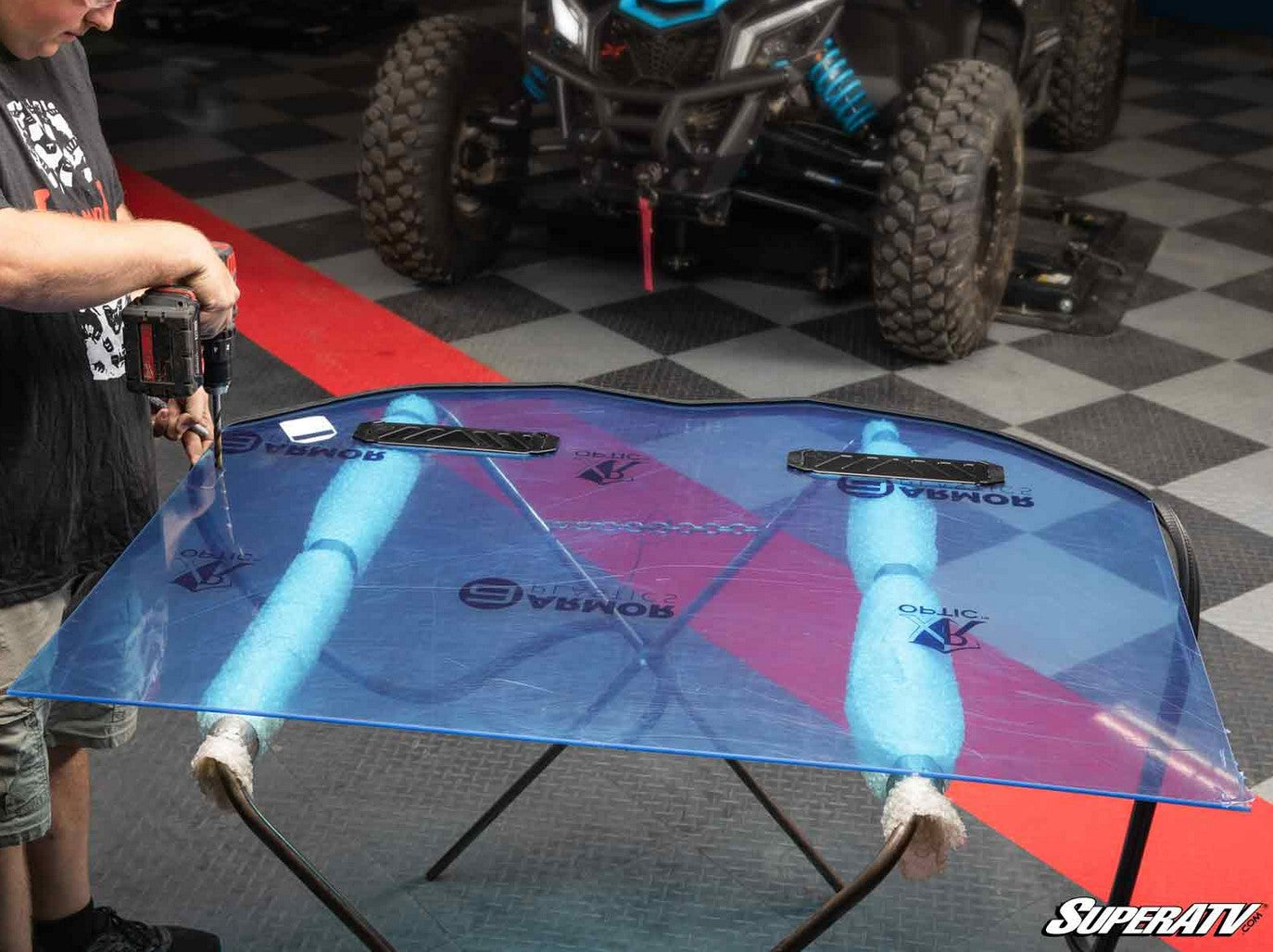 WINDSCREEN POLYCARBONATE CAN-AM X3 CUSTOM CAGE UTV, WINDSHIELD