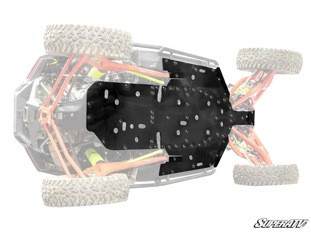 FULL SKID PLATE POLARIS PRO R 2 SEAT