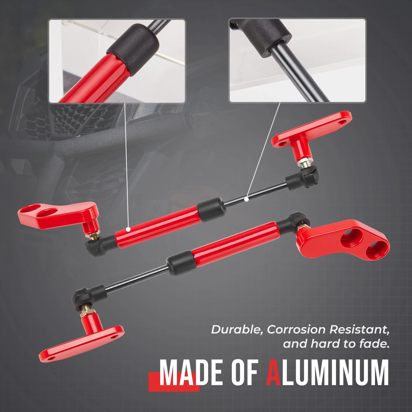 1/2 Pair KEMIMOTO UTV accessories Aluminum Anodized Door Opener Sets for Can-Am Maverick X3  Max R RR 2/4 doors 4x4 2017-2024