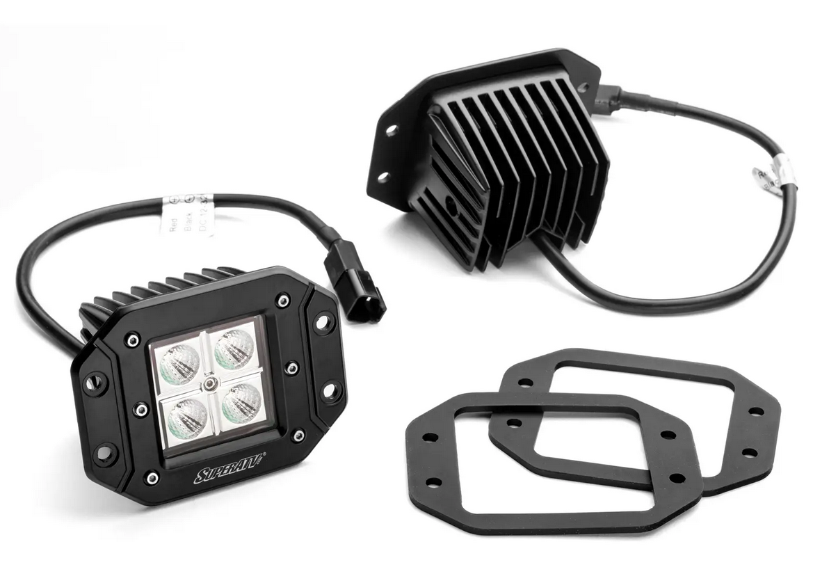 3" LED CUBE LIGHTS PAIR, RECESSED, FLUSH MOUNT, LB3-RL-001