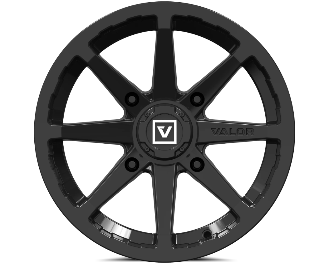 V01 14X7 +15MM 4X137 GLOSS BLACK