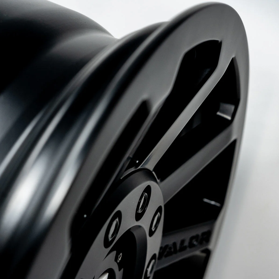 V02 14X7 +20MM 4X137/4X156 SATIN BLACK
