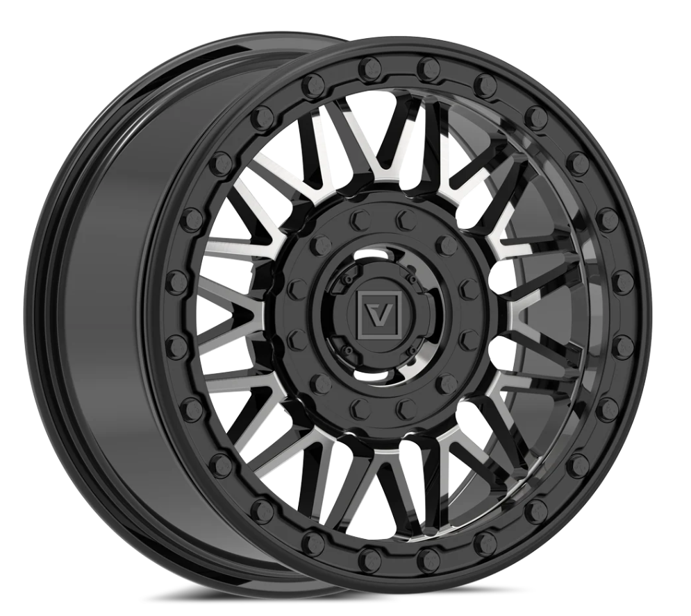 V08 BEADLOCK 15X7 +30MM 4X137/4X156 DARK TINT