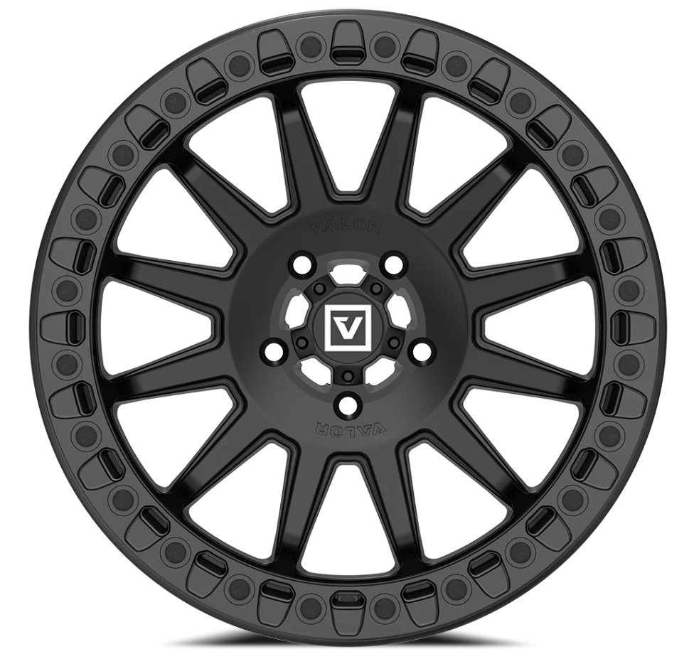 V09 BEADLOCK FLOW FORM 15X10 +00 5X114.3 SATIN BLACK