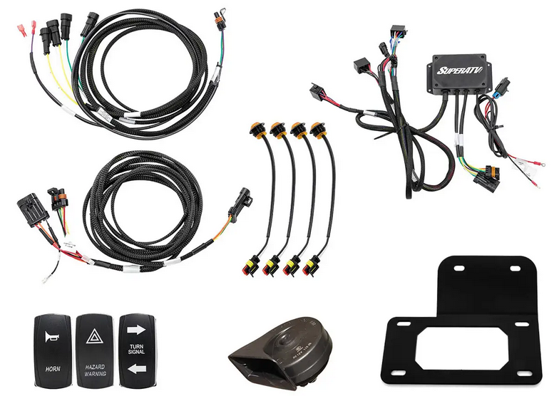 PLUG & PLAY DELUXE TURN SIGNAL KIT POLARIS RANGER, 900, 1000