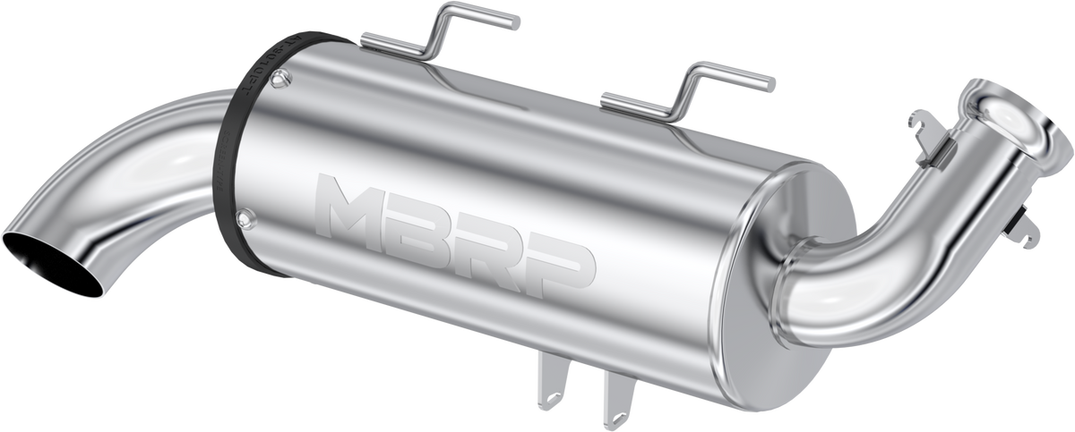 5" Single Slip-on Exhaust, Performance Series.