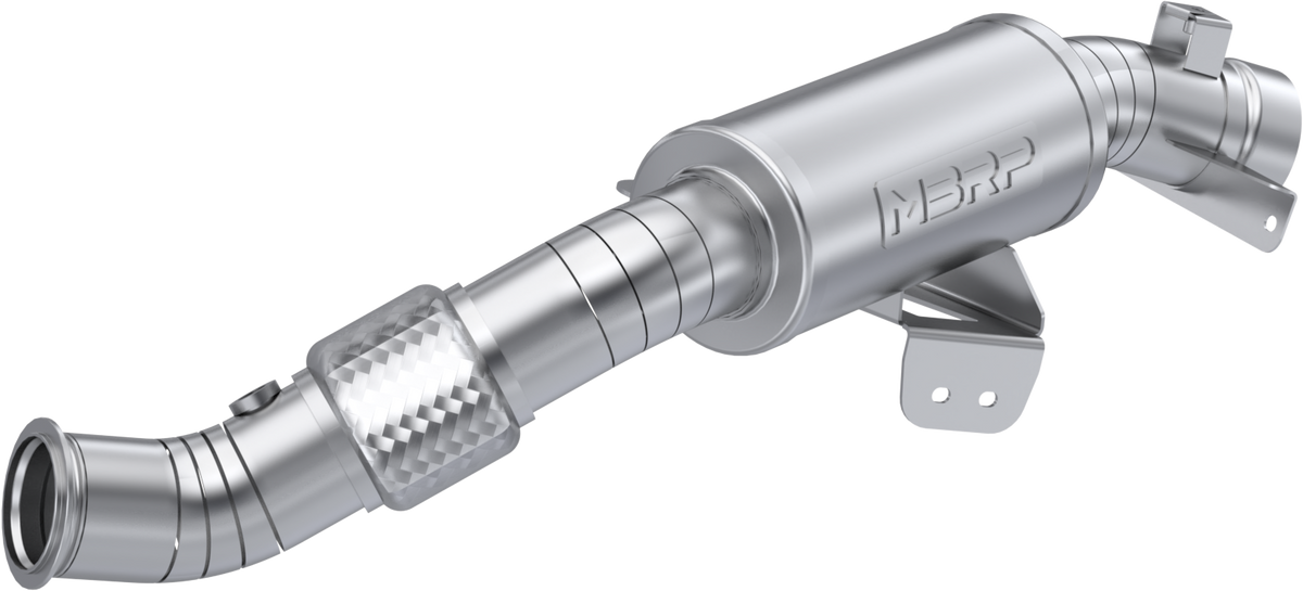 3" Single Slip-on Turbo Back, Performance Series