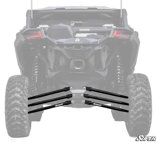 Can-Am Maverick X3 Tubed Radius Arm SET, SUPER ATV, RA-CA-X3-TU-02, KIT CONTAINS 6 ARMS