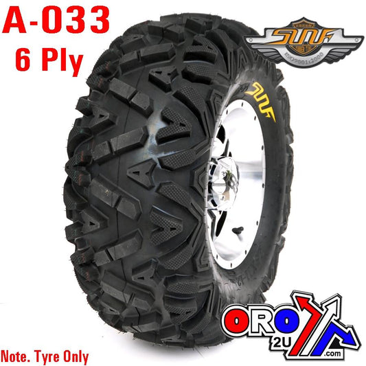 26x11.00x14 SUNF A-033 TYRE, 6 PLY QUAD ATV E-MARKED