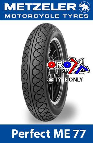 SPECIAL ORDER ONLY, 4.10 - 18 60H TL PERFECT ME 77, METZELER 0132000 REAR TYRE ROAD, MC