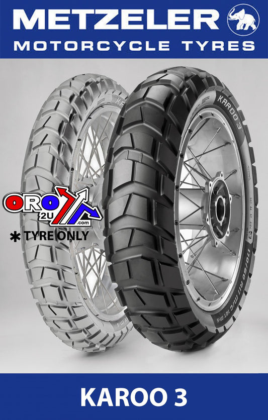 140/80 17 69R M+S KAROO 3, METZELER 2316600 REAR TYRE, ROAD, MC
