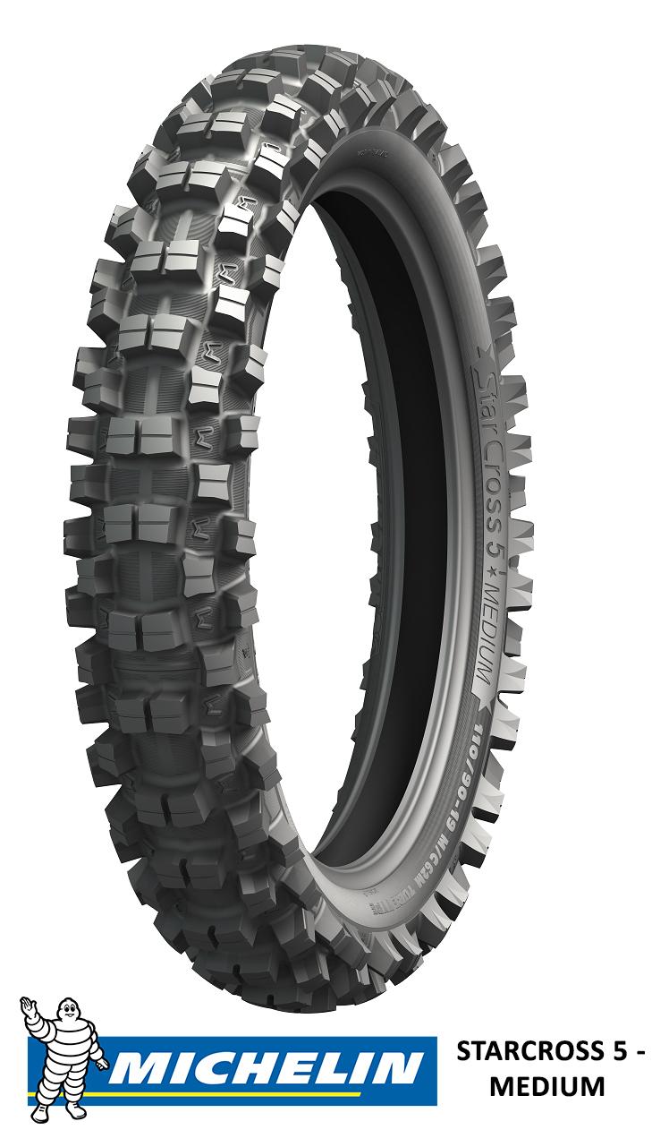 18-120/90 STARCROSS 5 MEDIUM, M64 M/C MICHELIN 771311