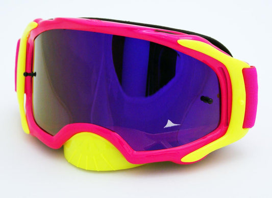 RNR PLATINUM TEAR OFF MIRRORED, PINK FLO GOGGLE, GAM69, TEAR OFF