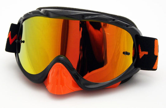 RNR HYBRID BLACK/ORANGE MIRRORED LENS, BLACK/ORANGE LIMITED EDITION GOGGLE, GH236M, MIRRORED LENS