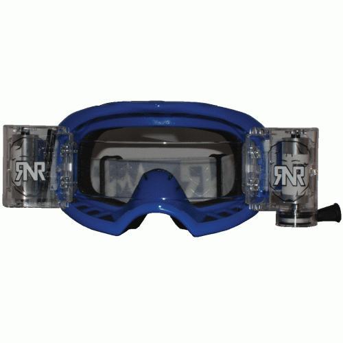 RNR COLOSSUS BLUE WVS 48mm, BLUE GOGGLE, WIDE VISION SYSTEM, GXX44, ROLL & TEAR OFF