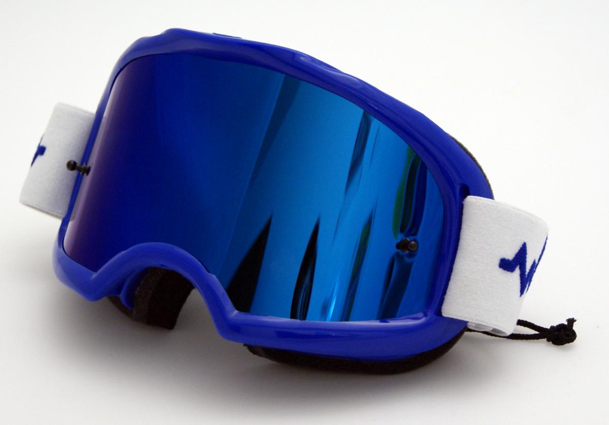 RNR COLOSSUS BLUE MIRRORED LENS, BLUE GOGGLE, GX44M, MIRRORED LENS