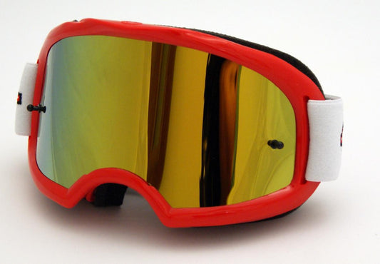 RNR COLOSSUS RED MIRRORED LENS, RED GOGGLE, GX45M, MIRRORED LENS