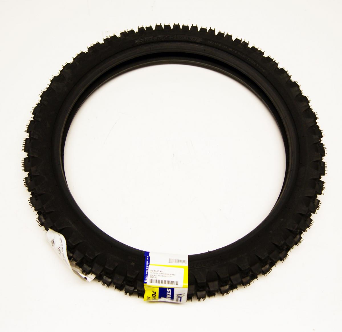 17-70/100 STARCROSS 5 MED, 40M M/C MICHELIN 021161, FRONT