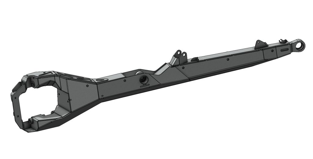 Maverick X3 72" Boxed Trailing Arms, Gen 2 - Sturdy boxed trailing arm kit designed for second-generation Can-Am Maverick X3 vehicles with a 72" width, enhancing suspension and off-road performance.