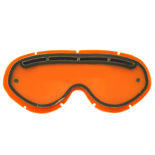 HYBRID TEAR OFF VENTED LENS ORANGE, ANTI FOG, ANTI SCRATCH, DVO201