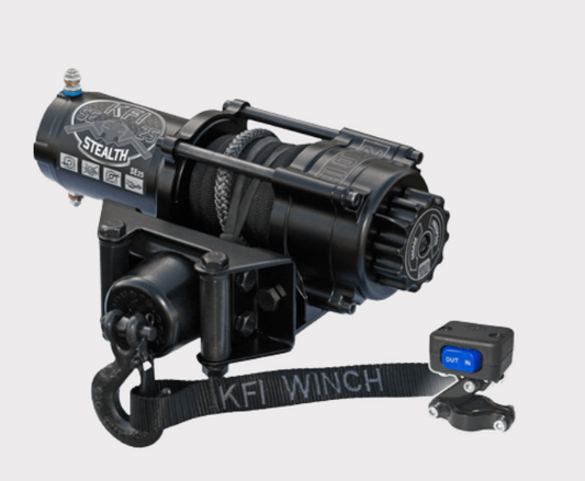 KFI Stealth Winch 4500lbs - Synthetic Cable