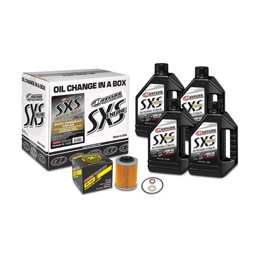 MAXIMA 10W50 CAMAM X3 SXS UTV OIL CHANGE SERVICE KIT