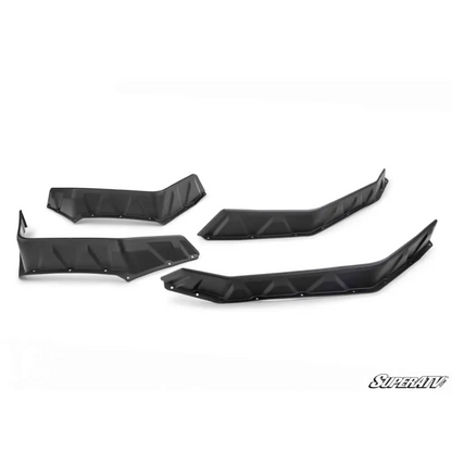 CANAM MAVERICK X3 HD WHEEL ARCH FENDER FLARES MUD GUARDS, SUPER ATV FF-CA-X3-001