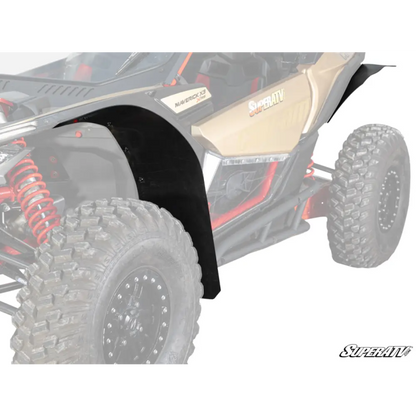 CANAM MAVERICK X3 LOW PROFILE WHEEL ARCH FENDER FLARES MUD GUARDS, SUPER ATV FF-CA-X3