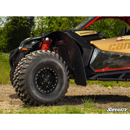 CANAM MAVERICK X3 LOW PROFILE WHEEL ARCH FENDER FLARES MUD GUARDS, SUPER ATV FF-CA-X3