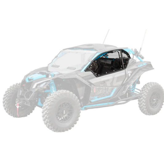 CAN-AM X3 UPPER DOORS CLEAR WINDOWS PLASTIC, SUPER ATV DOOR-CA-X3-005-72