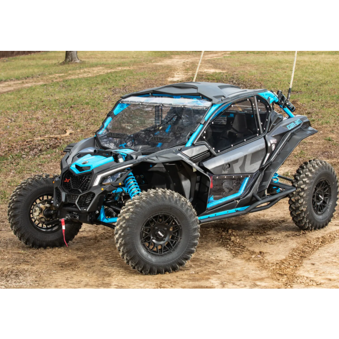 CAN-AM X3 UPPER DOORS CLEAR WINDOWS PLASTIC, SUPER ATV DOOR-CA-X3-005-72