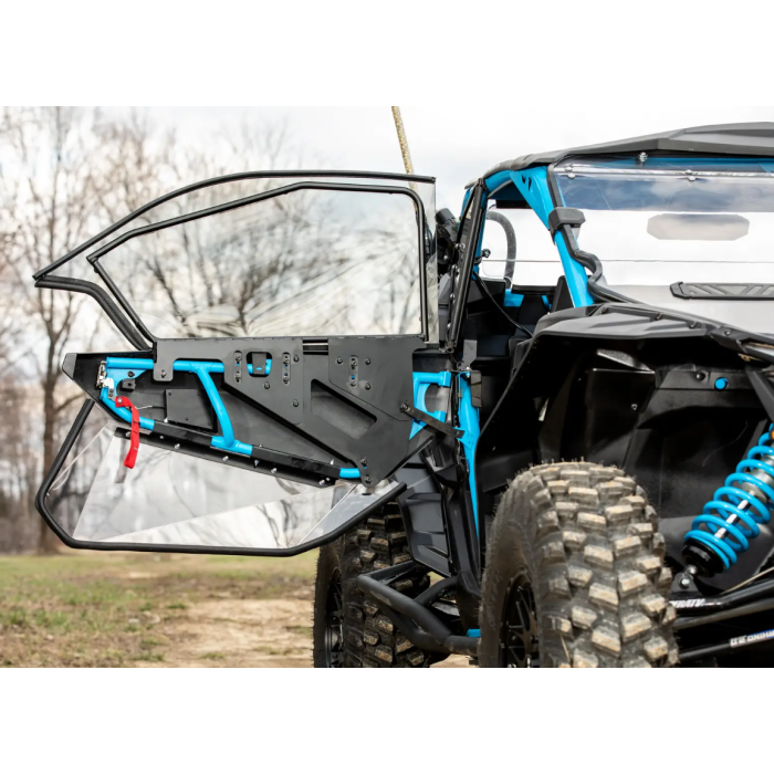 CAN-AM X3 UPPER DOORS CLEAR WINDOWS PLASTIC, SUPER ATV DOOR-CA-X3-005-72