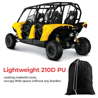 210D PU 4 Seat X3 Cover KEMIMOTO UTV Utility Vehicle Storage Cover For Can-Am Maverick X3 brp Maverick x3 Rain Protect Mud