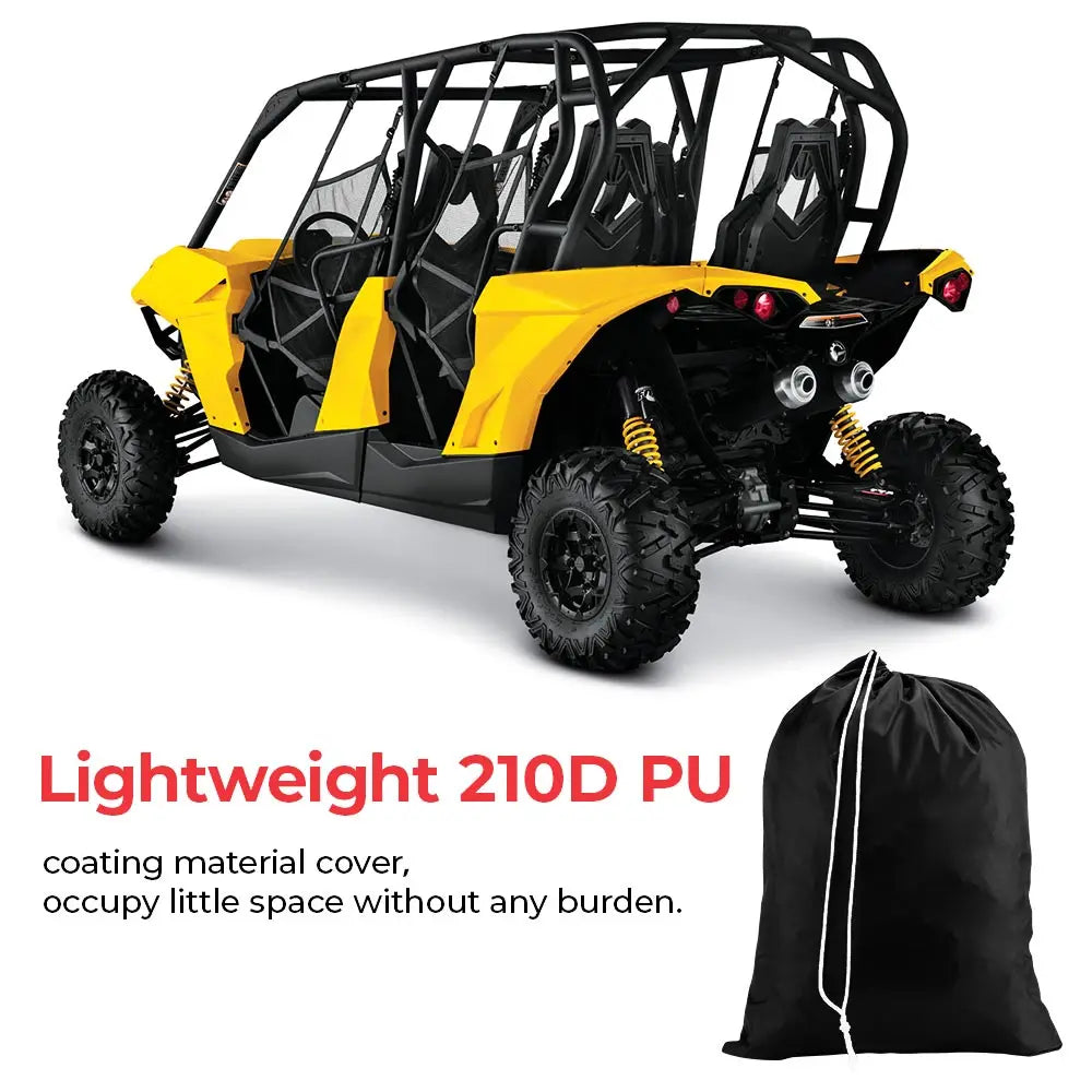 210D PU 4 Seat X3 Cover KEMIMOTO UTV Utility Vehicle Storage Cover For Can-Am Maverick X3 brp Maverick x3 Rain Protect Mud