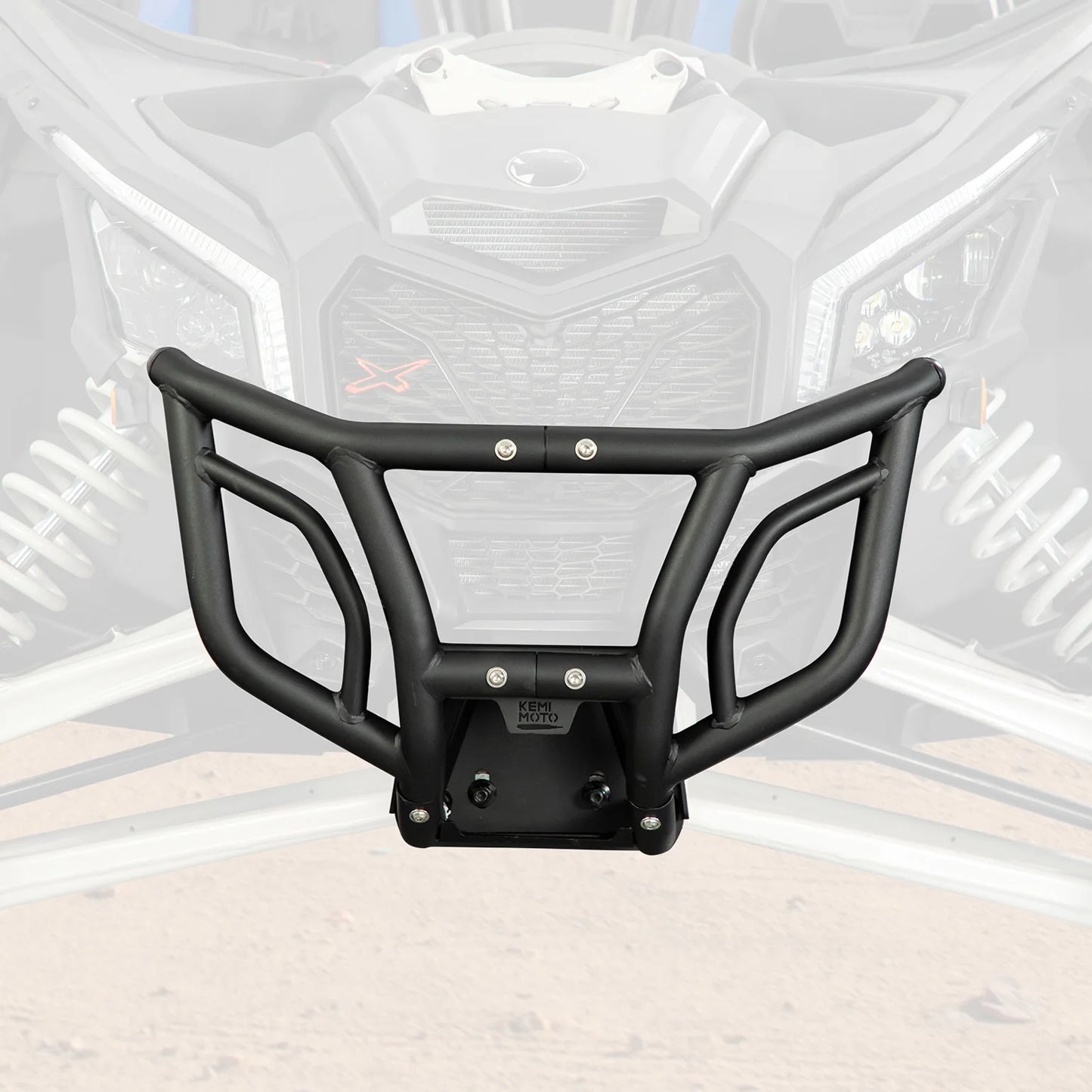 UTV Metal Front Bumper w/ Spotlight Mountable 715002878 for Can-am Maverick X3 Max R RR 4x4 XMR XDS XRC XRS DS RS Turbo DPS 900