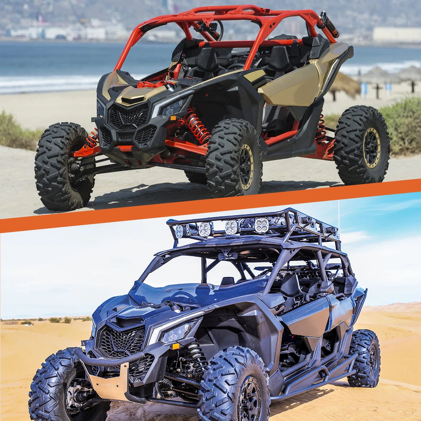 Black Front Fenders Kit 705012456 705012457 For Can-am Maverick X3 Max R RR 4x4 XMR XDS XRC XRS DS RS Turbo DPS 900 HO