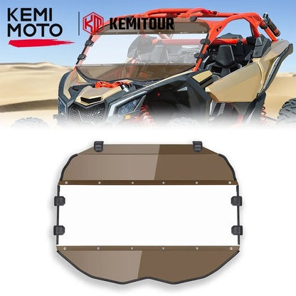 UTV KEMIMOTO Maverick X3 Full Windshield Combination for Can-am Maverick X3 900 X DS MAX RC Turbo R RR 2017-2024