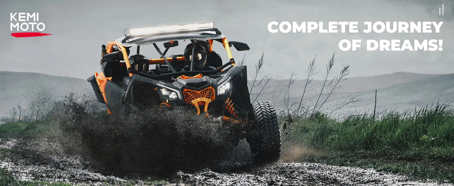 KEMIMOTO UTV Accessories For Can Am Maverick X3 1000 Max R RR 4x4 XRC Turbo DPS Super Extended Fender Flares 2017-2024 715002973