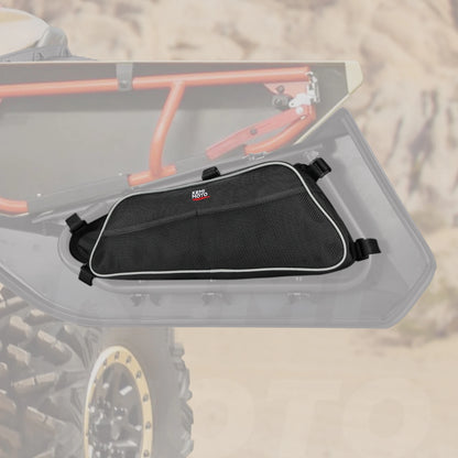 KEMIMOTO UTV Upper Lower Front Side Storage Door Bag w Knee Pad for Can Am Maverick X3, X3 Max 2/4 Doors 2017-2024