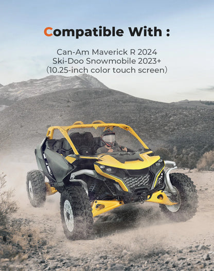 Screen Protector UTV For Can-Am Maverick R 2024+ For Ski-Doo 2023+ Color Touch Screen Scratch Resistant Glass Protective Film