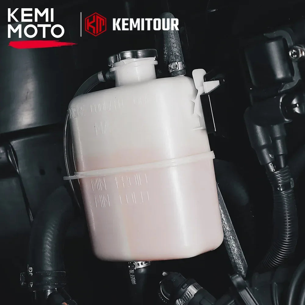 KEMIMOTO UTV Coolant Reservoir Tank Assembly for Can-am Maverick X3 Max Sport 1000 1000R Trail Commander Defender Spyder Traxter