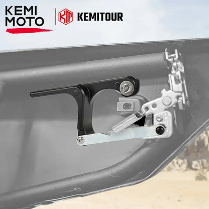 KEMIMOTO UTV CNC Aluminum Black Door Handles Latches Opener for Can-am Maverick X3 R MAX XDS XMR XRC XRS Turbo DPS 2/4 Doors