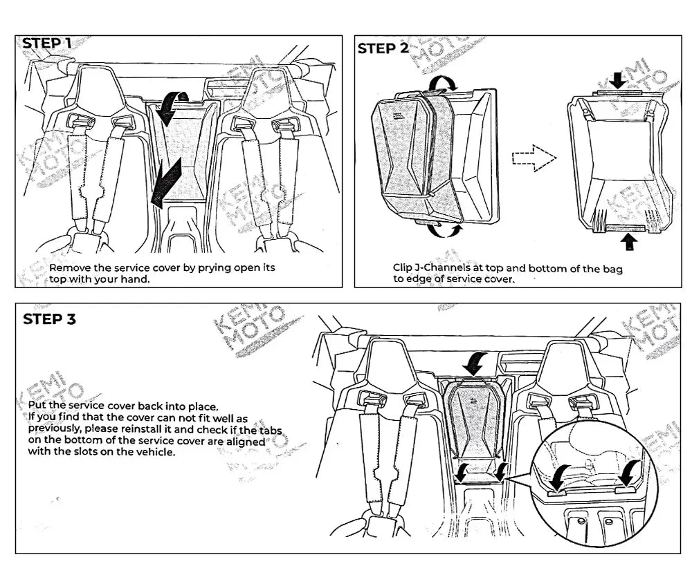 Upgrade Seat Center Shoulder Console Storage Bag For Can-am Maverick X3 Max R RR 4x4 XMR XDS XRC XRS DS RS Turbo DPS 900 HO