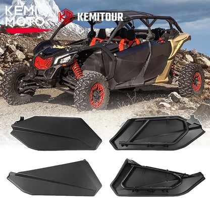 X3 4-Doors UTV Lower Door Panel Inserts for Can-am Maverick X3 Max R RR 4x4 DS RS XMR XDS XRS Turbo DPS 4-Doors 2017+