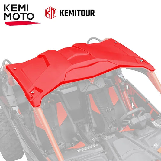 1 PCS KEMIMOTO UTV Red Roof Hard Top 715002902 Compatible with Can-Am Maverick X3 4x4 XRC XMR XRC XRS RS DS Turbo DPS 2-Doors