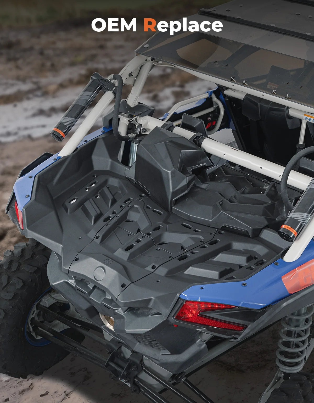 Rear Bed Box Luggage Rack Kit 715006590 For Can-am Maverick X3 Max R RR 4x4 XMR XDS XRC Turbo DPS 900 HO High-Density Cargo Rack