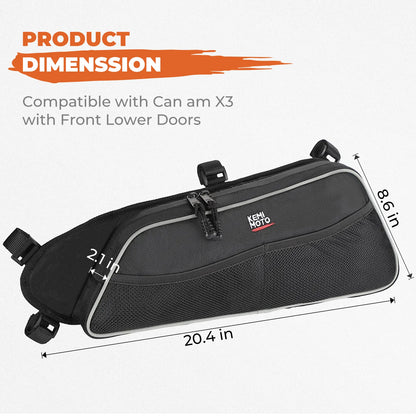 KEMIMOTO 1680D X3 UTV Lower Door Panel Storage Bag for Can-am Maverick X3 Max R RR 4x4 XMR XDS XRC XRS DS RS Turbo DPS 900 2017+