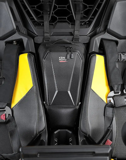 8L UTV Center Console Box Between Seat Storage Bag EVA 1680D For Can-Am Maverick R X RS 999T 2024+ Water-Resistant Dual Zipper