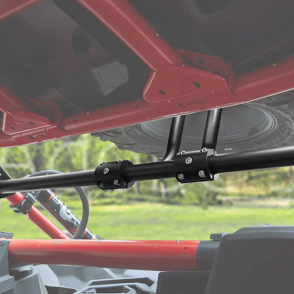 KEMIMOTO UTV Spare Tire Carrier Holder Mount Rack Frame for CAN-AM Maverick X3 Max X RC / RS / MR / DS Turbo R 2017-2024