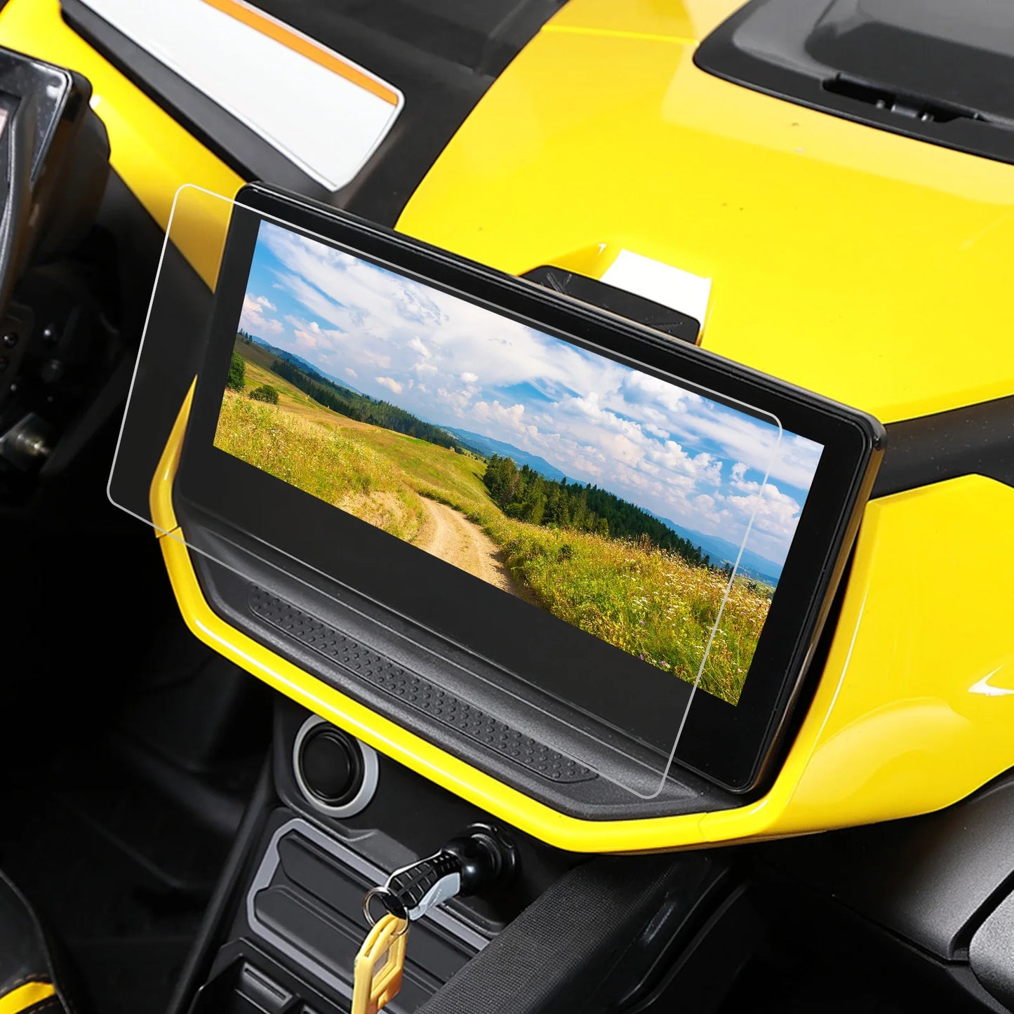 Screen Protector UTV For Can-Am Maverick R 2024+ For Ski-Doo 2023+ Color Touch Screen Scratch Resistant Glass Protective Film